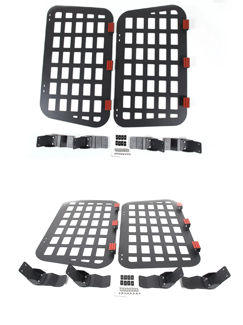 Aluminum Alloy Trunk Side Window Storage Rack for Hummer H3 (2005-2009) - Making Camp - Outdoor Equipment