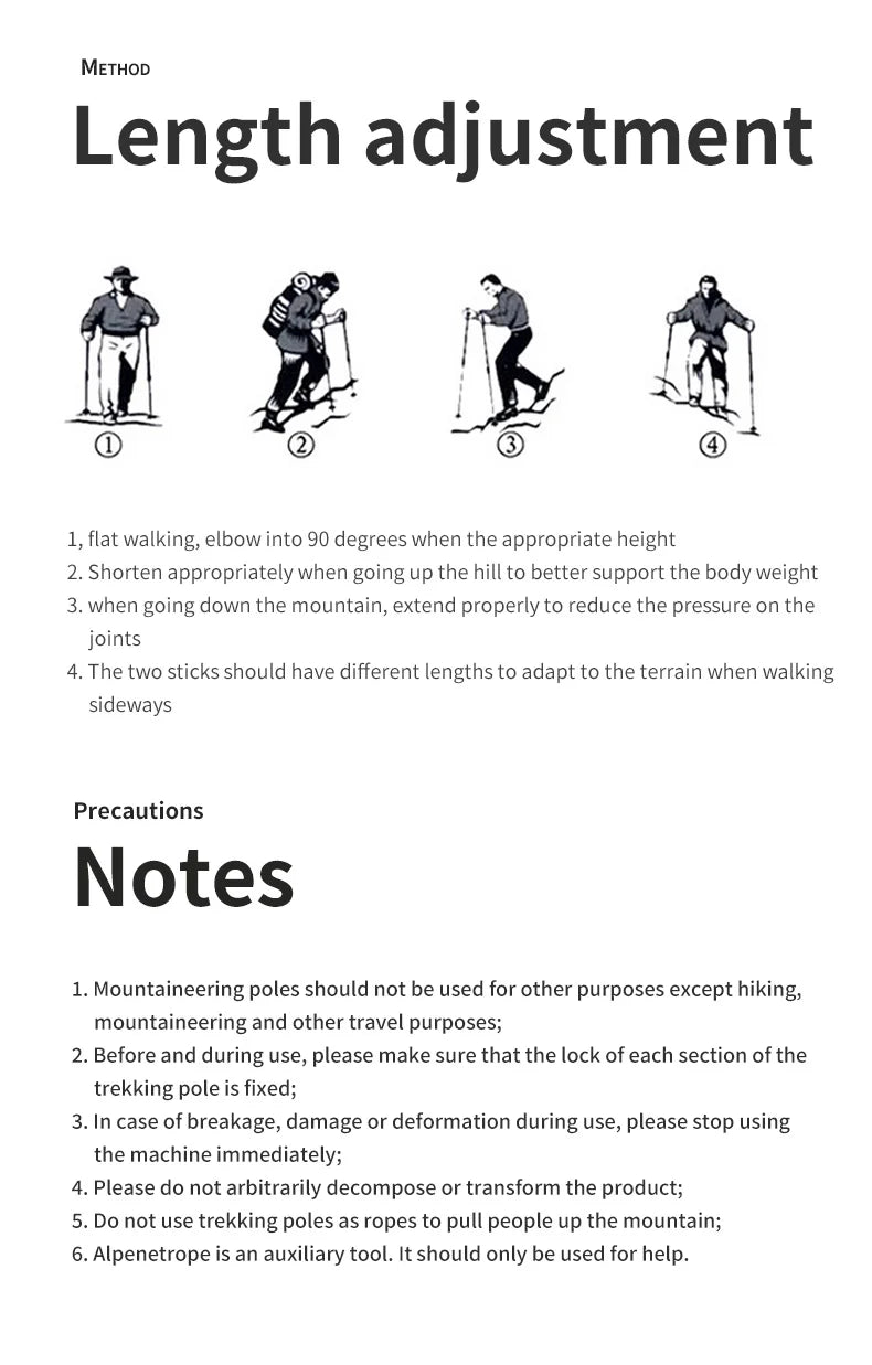 Carbon Fiber Collapsible Trekking Poles (2 Pack) – Lightweight Telescopic Hiking and Climbing Sticks - Making Camp - Outdoor Equipment