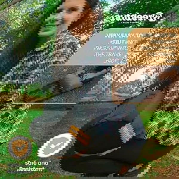 Compressible Memory Foam Camping Pillow – Travel Pillow with Washable Fleece Cover - Making Camp - Outdoor Equipment