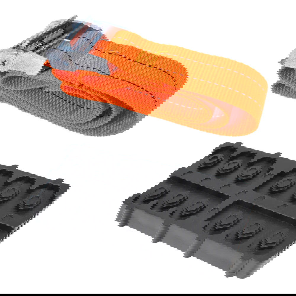 Emergency Tire Traction Board with Straps – Durable PU for Snow, Mud, Sand, and Ice - Making Camp - Outdoor Equipment