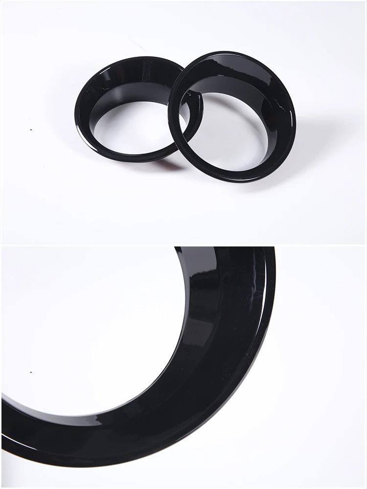 Fog Lamp Trim Rings – ABS Piano Black for 2005-2009 Hummer H3/H3T - Making Camp - Outdoor Equipment