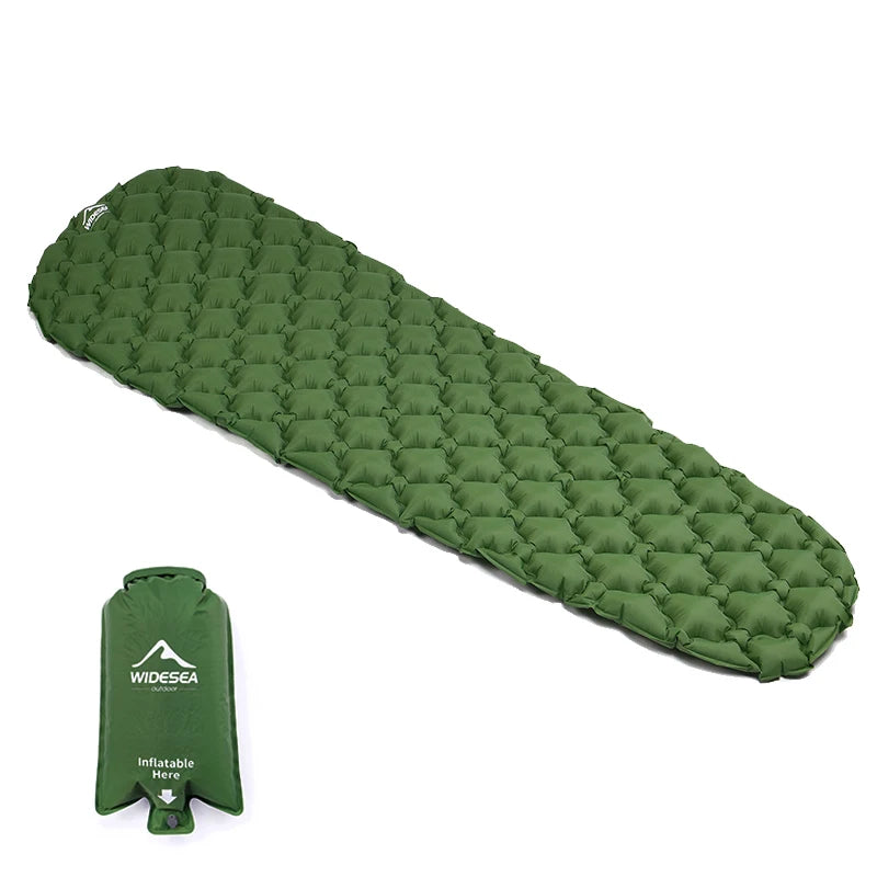 Inflatable Camping Mattress – Folding Sleeping Pad - Making Camp - Outdoor Equipment