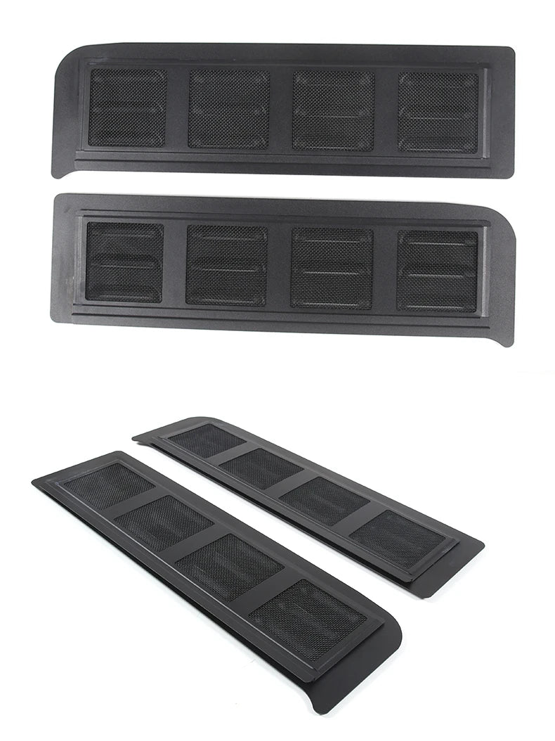 Rear Ventilation Shutters for Hummer H3 (2005-2009) – Black Aluminum Alloy Exterior Accessories (2 Pcs) - Making Camp - Outdoor Equipment