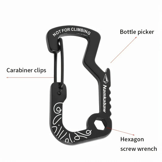 Aluminum D-Ring Gear Clip
