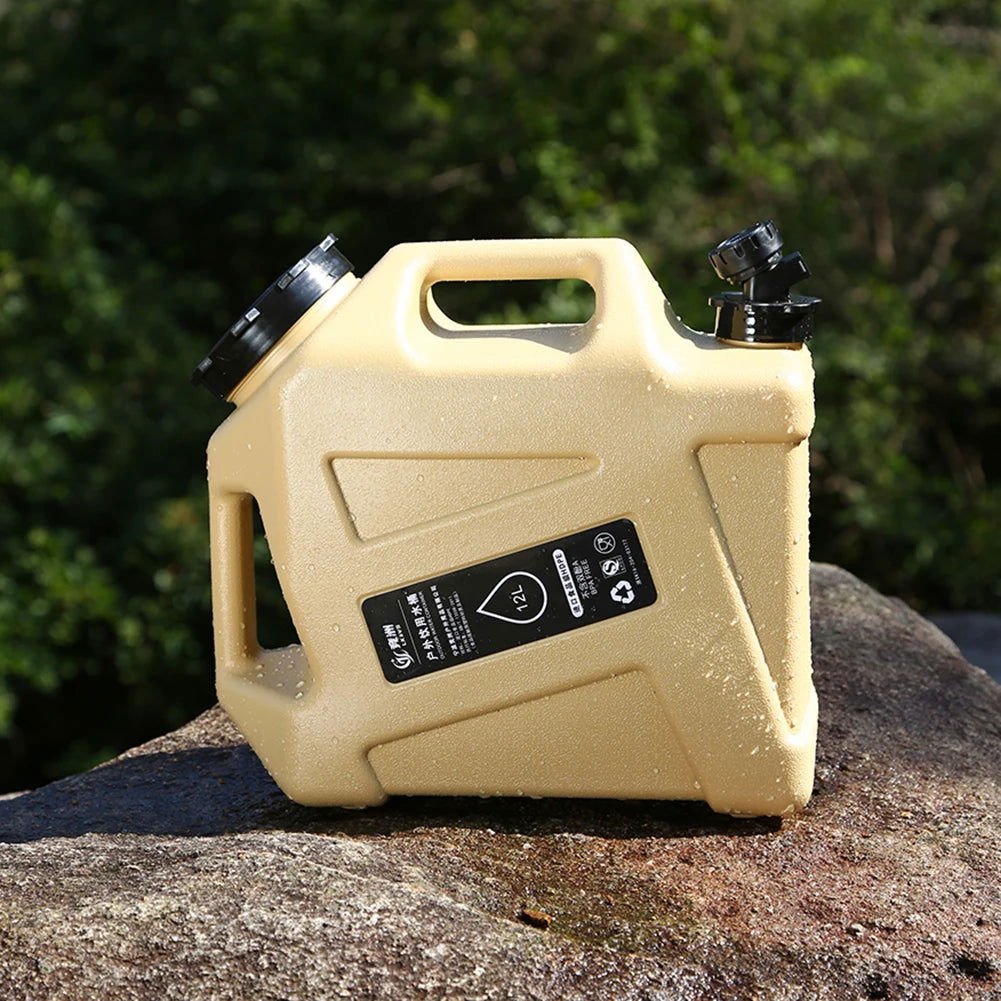 12L (3.17 Gallon) Portable Water Container with Faucet - Making Camp - Outdoor Equipment
