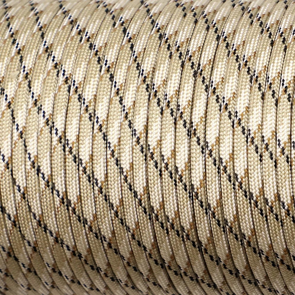 550 Military Paracord – 7-Strand 4mm Tactical Survival Rope for Camping, Outdoor Gear, and DIY Bracelets - Making Camp - Outdoor Equipment