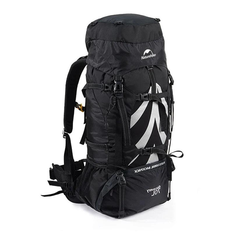 70L Camping Backpack with Rain Cover – Ergonomic and Large Capacity for Hiking and Trekking - Making Camp - Outdoor Equipment