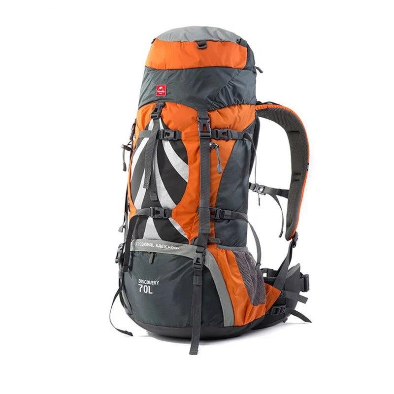 70L Camping Backpack with Rain Cover – Ergonomic and Large Capacity for Hiking and Trekking - Making Camp - Outdoor Equipment