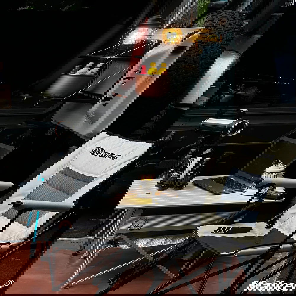 Aluminum Foldable Tailgate Table – Double Rear Door Cargo Shelf for JK/JL - Making Camp - Outdoor Equipment