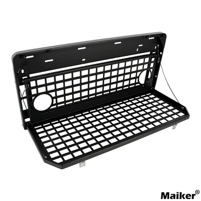 Aluminum Foldable Tailgate Table – Double Rear Door Cargo Shelf for JK/JL - Making Camp - Outdoor Equipment