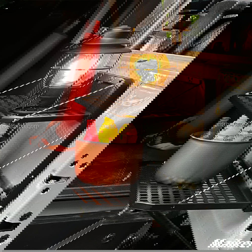 Aluminum Foldable Tailgate Table – Double Rear Door Cargo Shelf for JK/JL - Making Camp - Outdoor Equipment