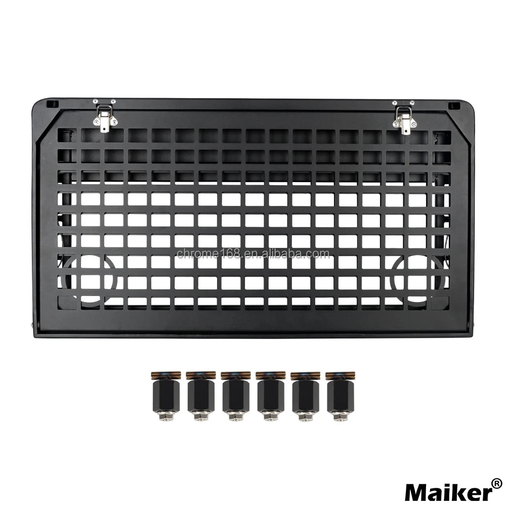 Aluminum Foldable Tailgate Table – Double Rear Door Cargo Shelf for JK/JL - Making Camp - Outdoor Equipment