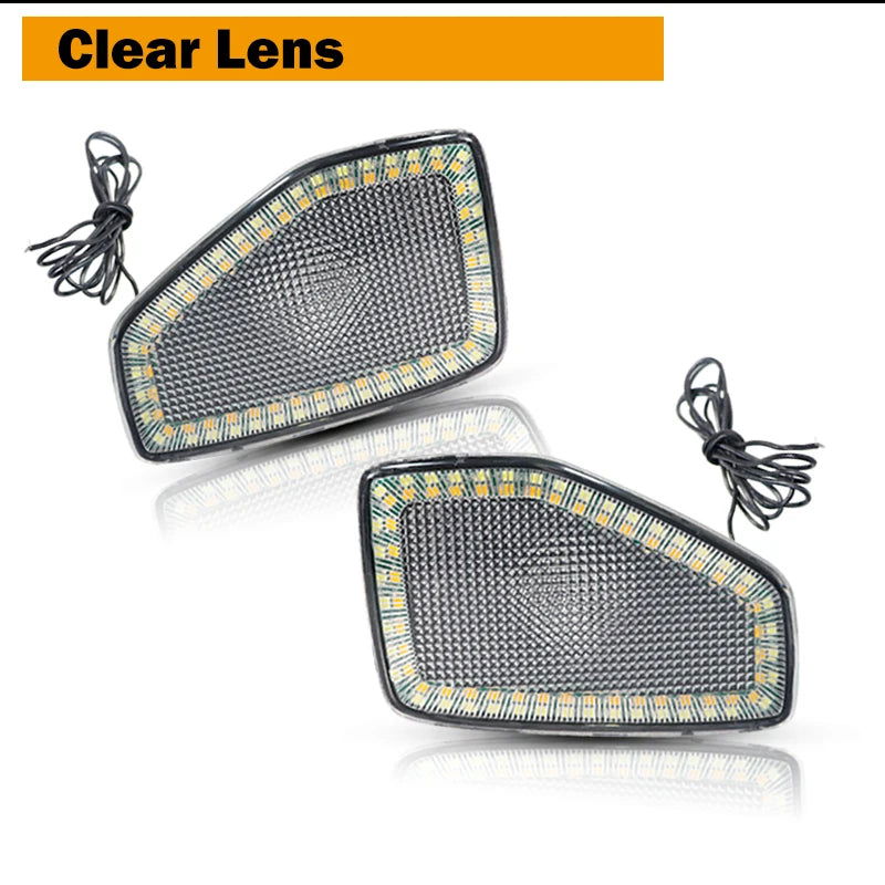 Amber LED Front Side Marker & Turn Signal Lights with White DRL – Fits 2005-2010 Hummer H3, 2009-2010 H3T - Making Camp - Outdoor Equipment