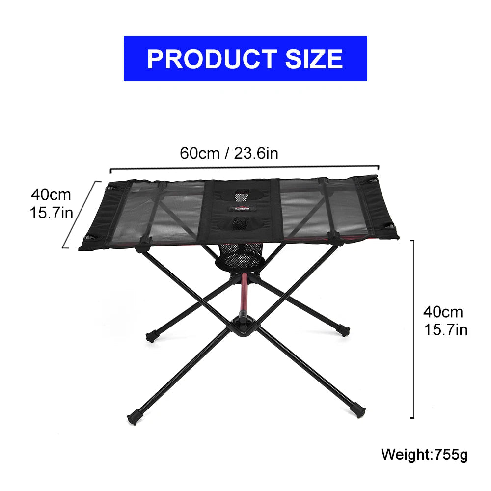Folding Camping Table – Portable and Compact for Picnics, Travel, Fishing, and Outdoor Adventures - Making Camp - Outdoor Equipment