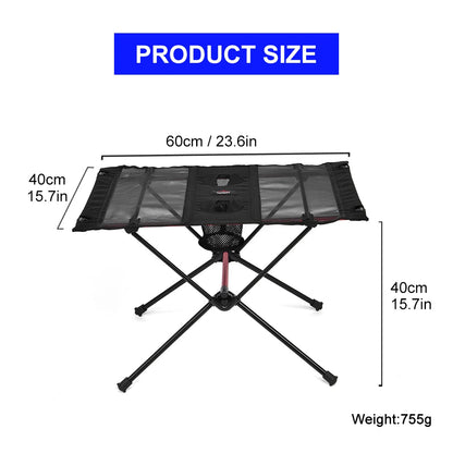 Folding Camping Table – Portable and Compact for Picnics, Travel, Fishing, and Outdoor Adventures - Making Camp - Outdoor Equipment