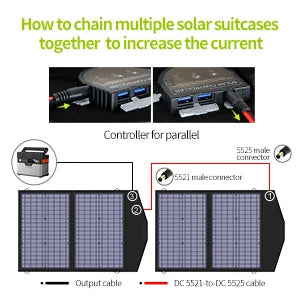 Portable Waterproof Solar Panels 100/140/200/400 Watt Options