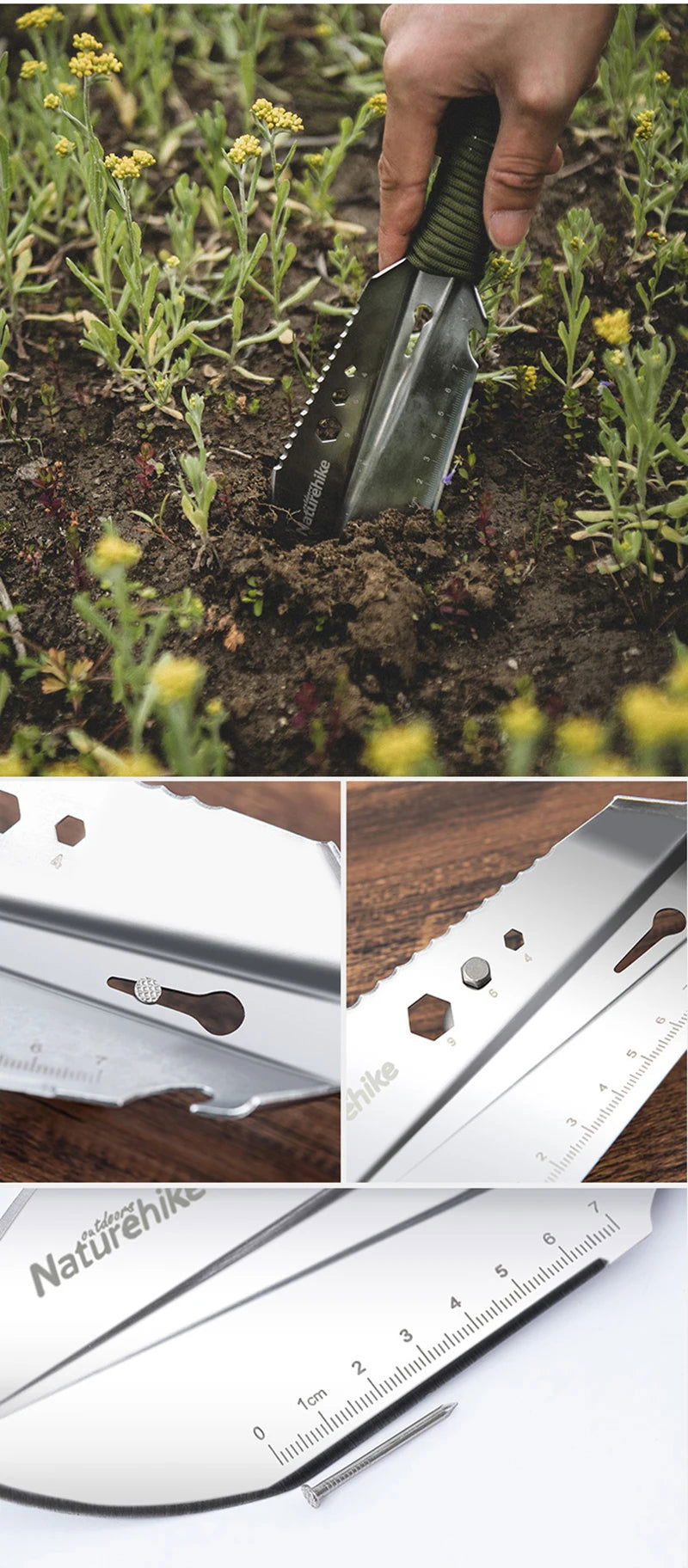 Multi-functional Camping Shovel – Tactical Survival Tool for Outdoor, Hiking, and Emergency Use - Making Camp - Outdoor Equipment