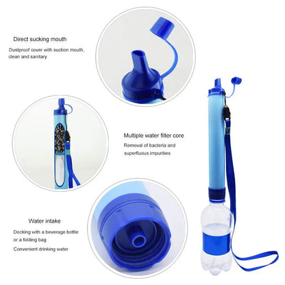 Portable Water Purifier – Emergency Filter for Camping, Hiking, Streams & Lakes - Making Camp - Outdoor Equipment