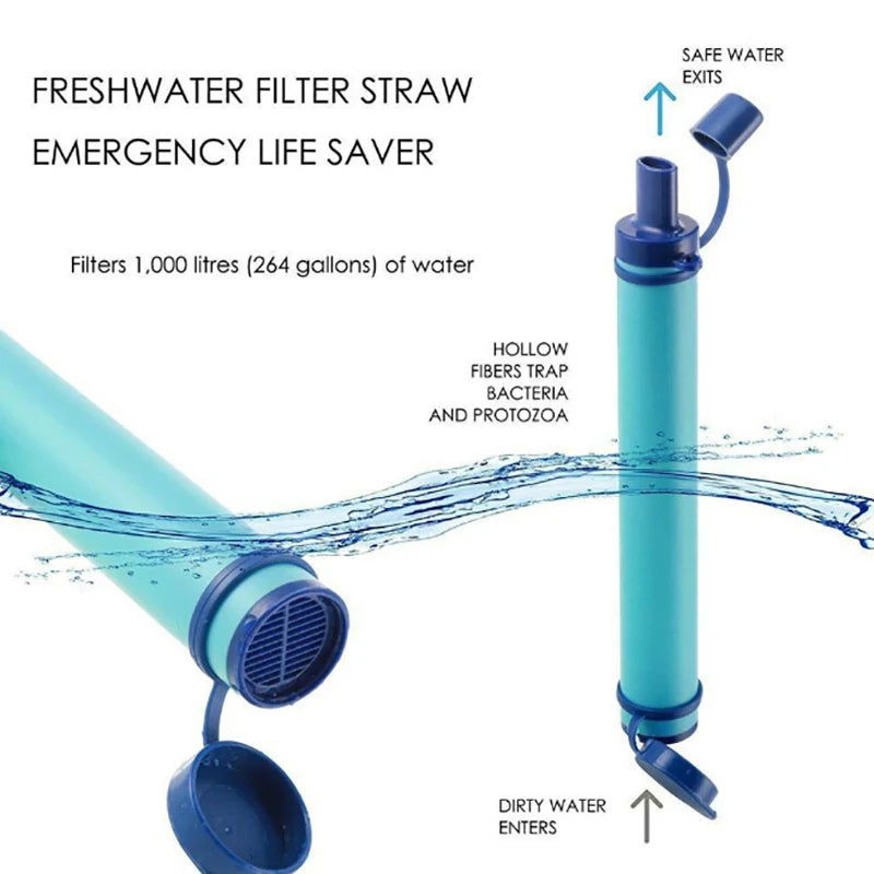 Portable Water Purifier – Emergency Filter for Camping, Hiking, Streams & Lakes - Making Camp - Outdoor Equipment