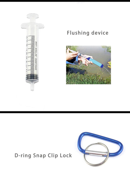 Portable Water Purifier – Emergency Filter for Camping, Hiking, Streams & Lakes - Making Camp - Outdoor Equipment