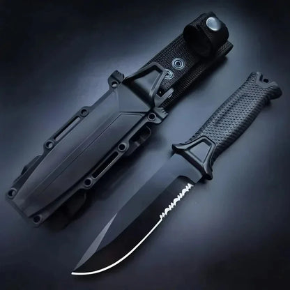 Premium All-Steel Camping Knife with Belt Sheath