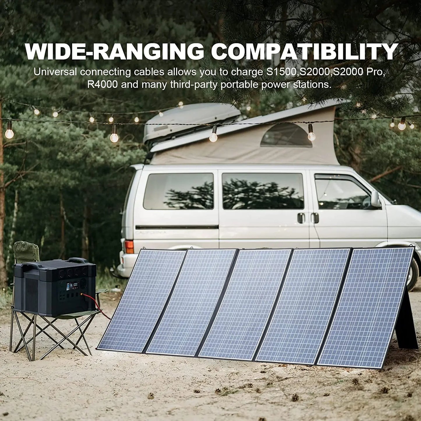 Portable Waterproof Solar Panels 100/140/200/400 Watt Options