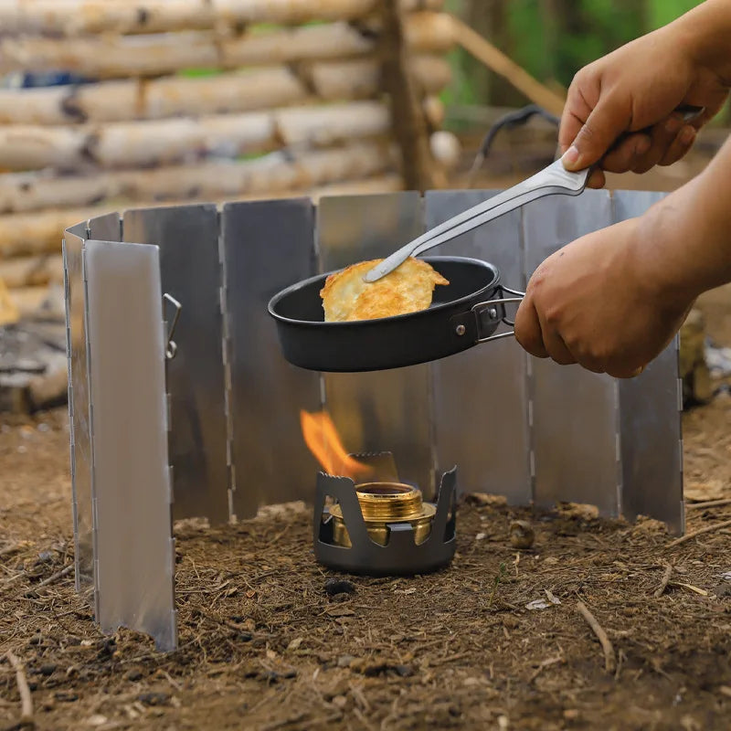 Folding Aluminum Camp Stove Windscreen