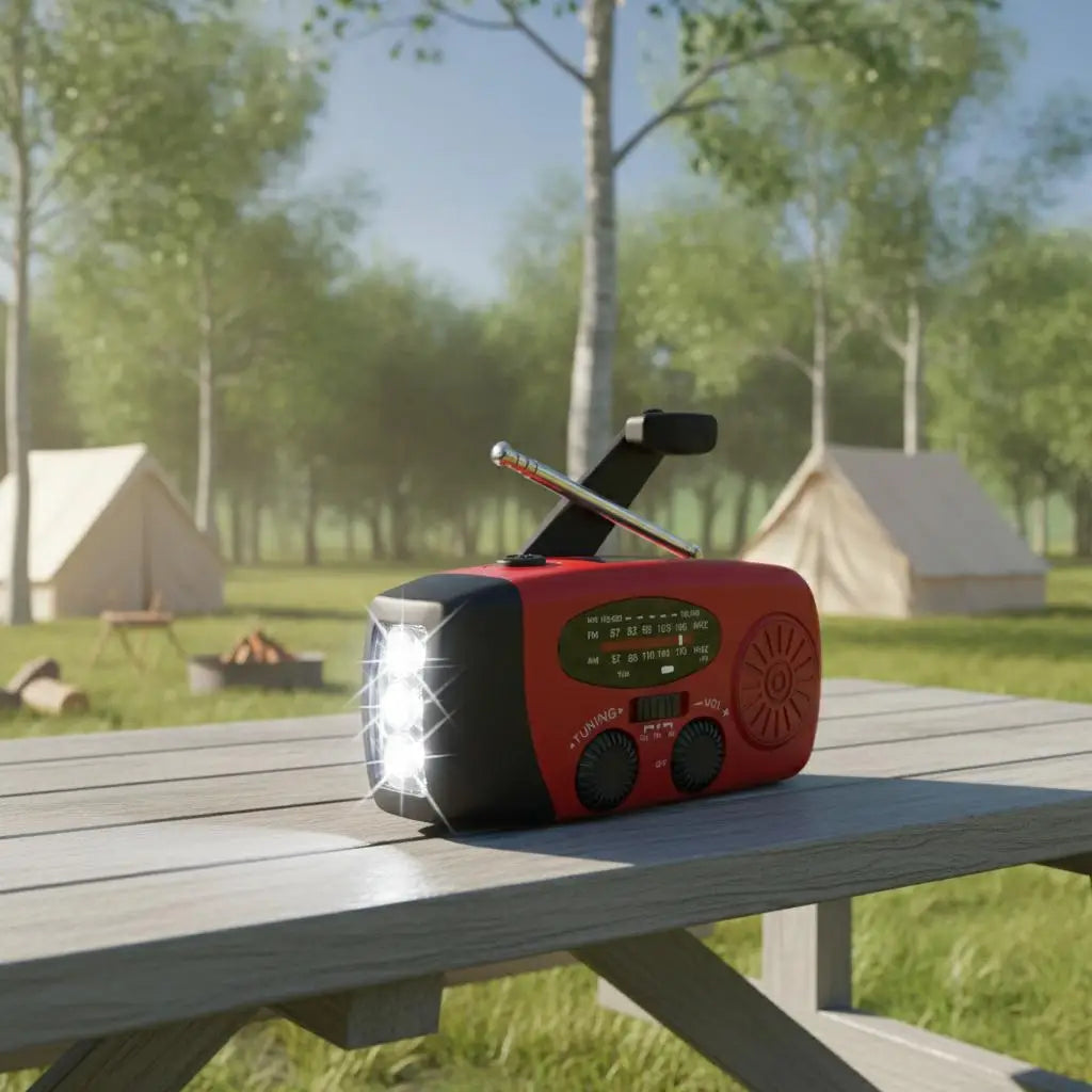 Solar Hand-Crank Emergency Weather Radio