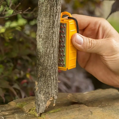 Pocket Fire Starter & Tinder Tool