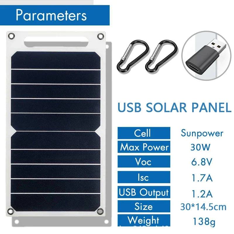 Portable USB Solar Charging Panel