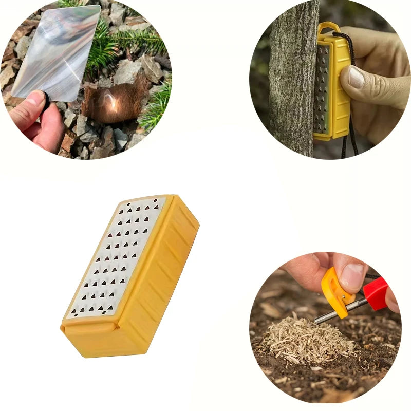 Pocket Fire Starter & Tinder Tool