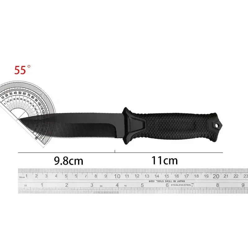 Premium All-Steel Camping Knife with Belt Sheath