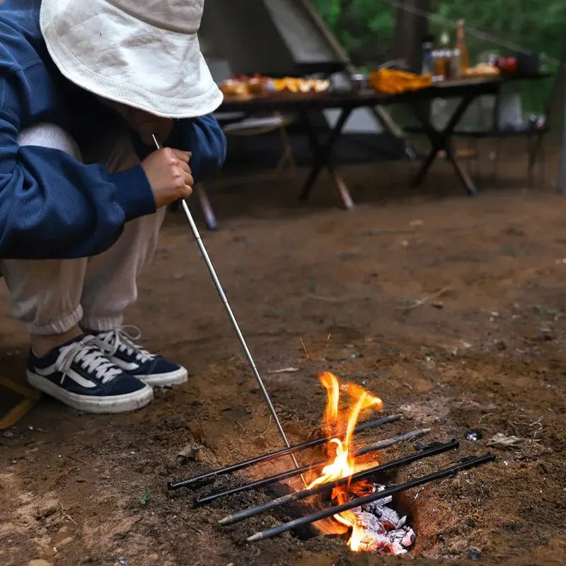 Collapsible Fire Straw