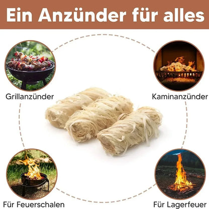 Natural Wax Wood Fire Starters