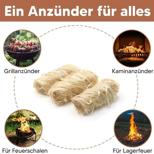 Natural Wax Wood Fire Starters