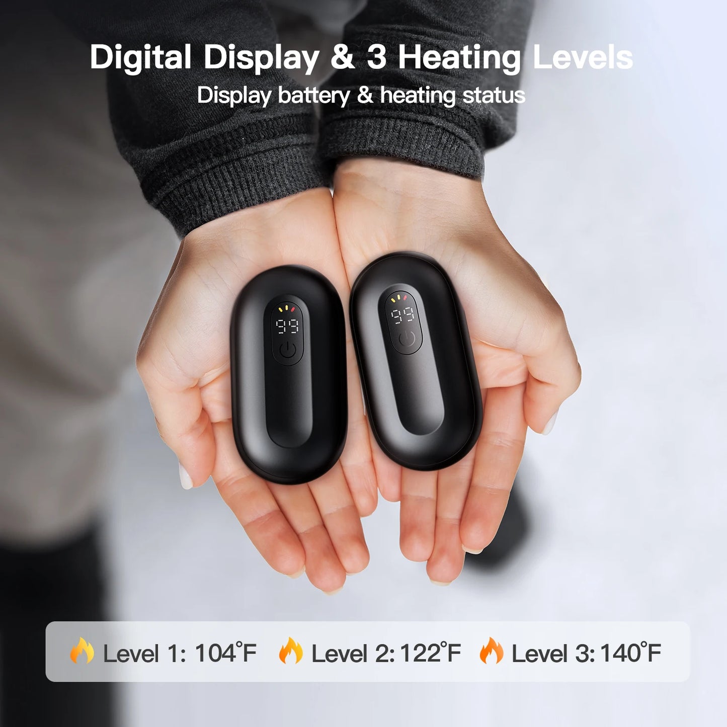 Rechargeable Hand Warmers 2 Pack