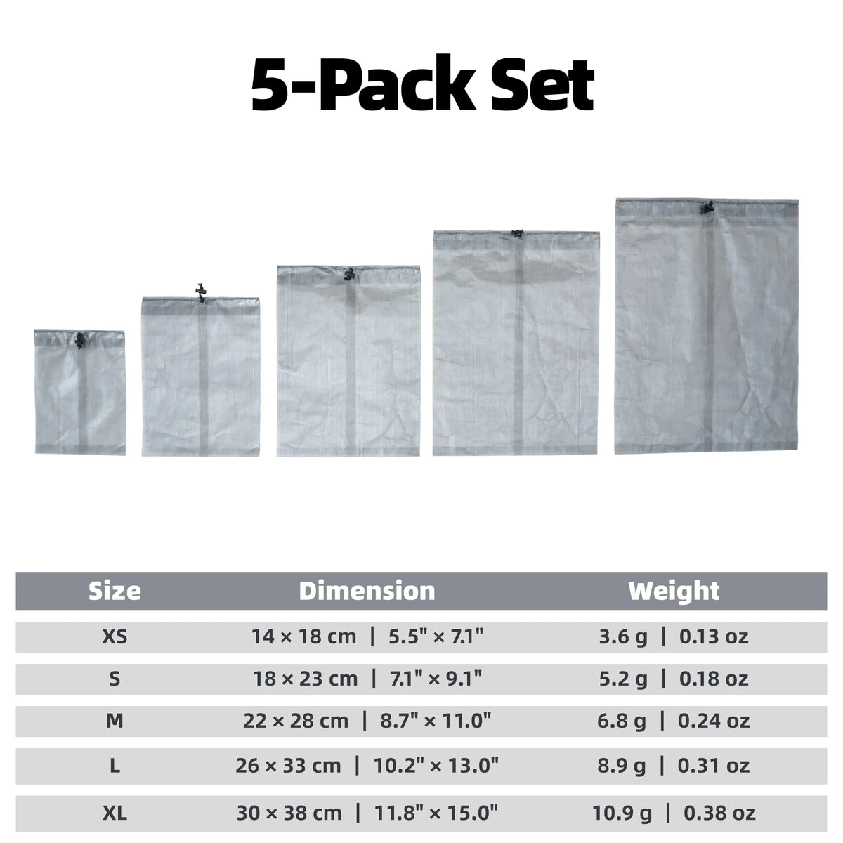 STASHLITE Ultralight Waterproof Organizer Pouch