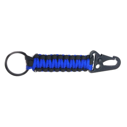Paracord Keychain with Carabiner & Bottle Opener