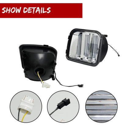 Sequential LED Turn Signal & DRL Lights – Amber/White for 2006-2010 Hummer H3/H3T - Making Camp - Outdoor Equipment