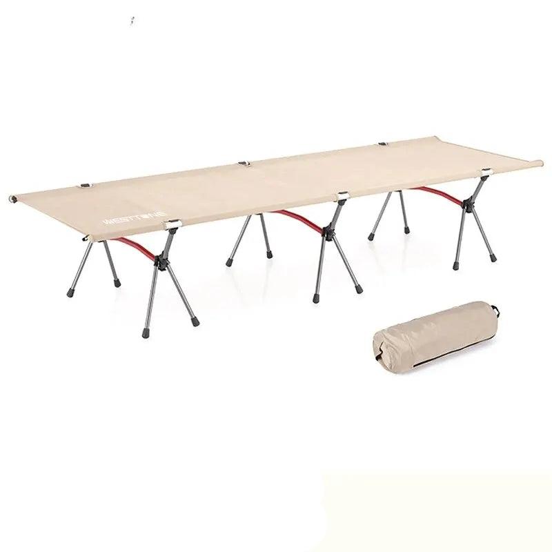Ultralight Folding Camping Cot – Portable Aluminum Bed for Outdoor Hiking, Backpacking, and Travel - Making Camp - Outdoor Equipment
